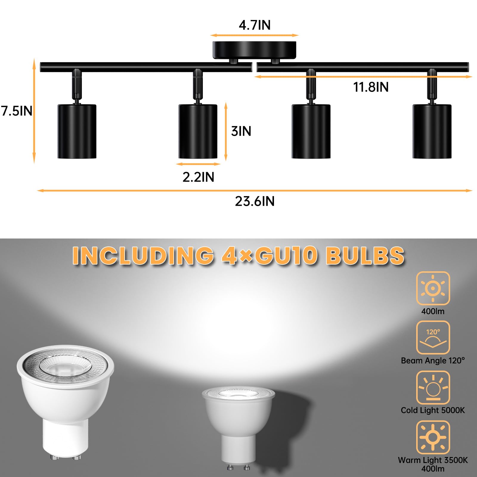 Lavendex track socket shows 180-degree rotation for precise angles.