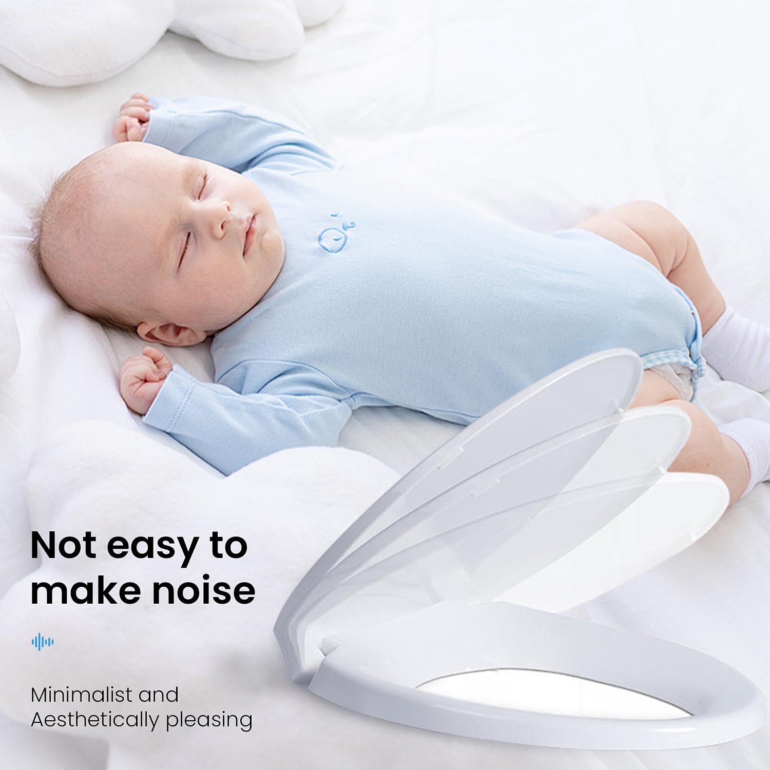 LavishStream mounting hardware included with elongated seat for simple installation.