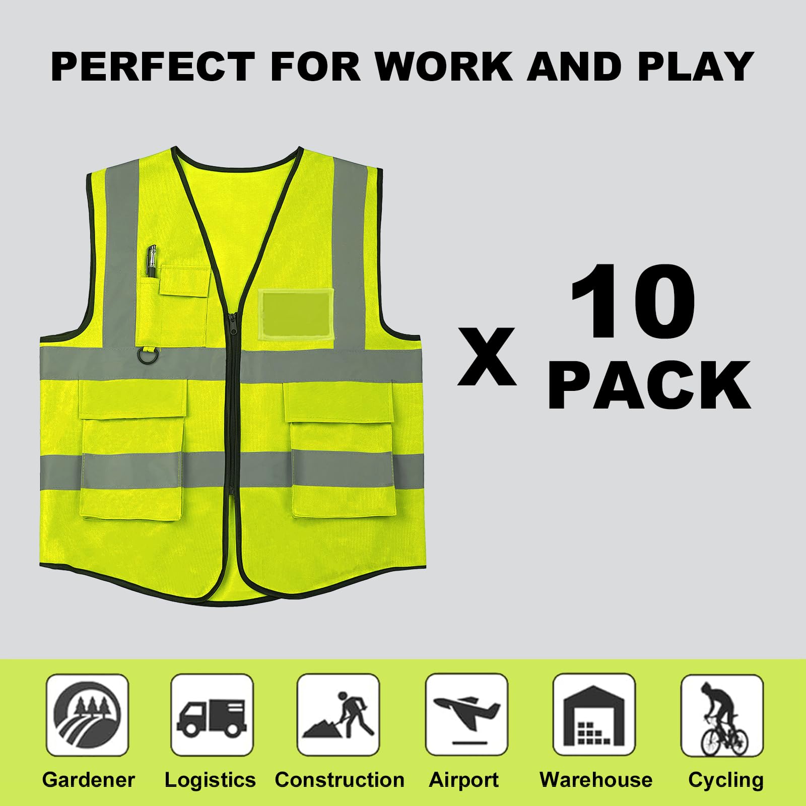 Lavori-AK multi-pocket vest keeps gear organized during tasks.
