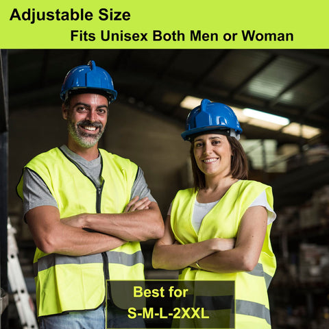 Lavori-AK Safety Vest two large pockets for valuables and devices.