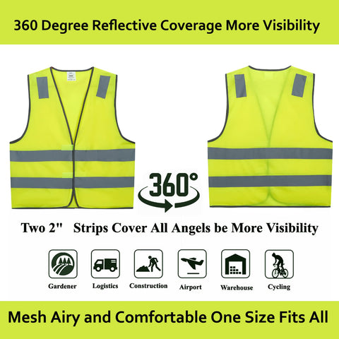 Lavori-AK high-visibility vest ideal for outdoor utility and volunteering