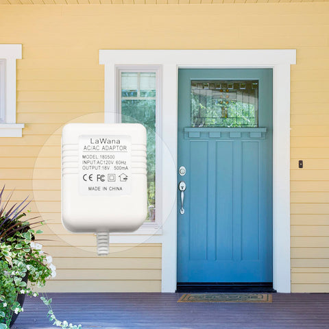 LaWana compatibility with Ring Video Doorbell Pro enables wired installation