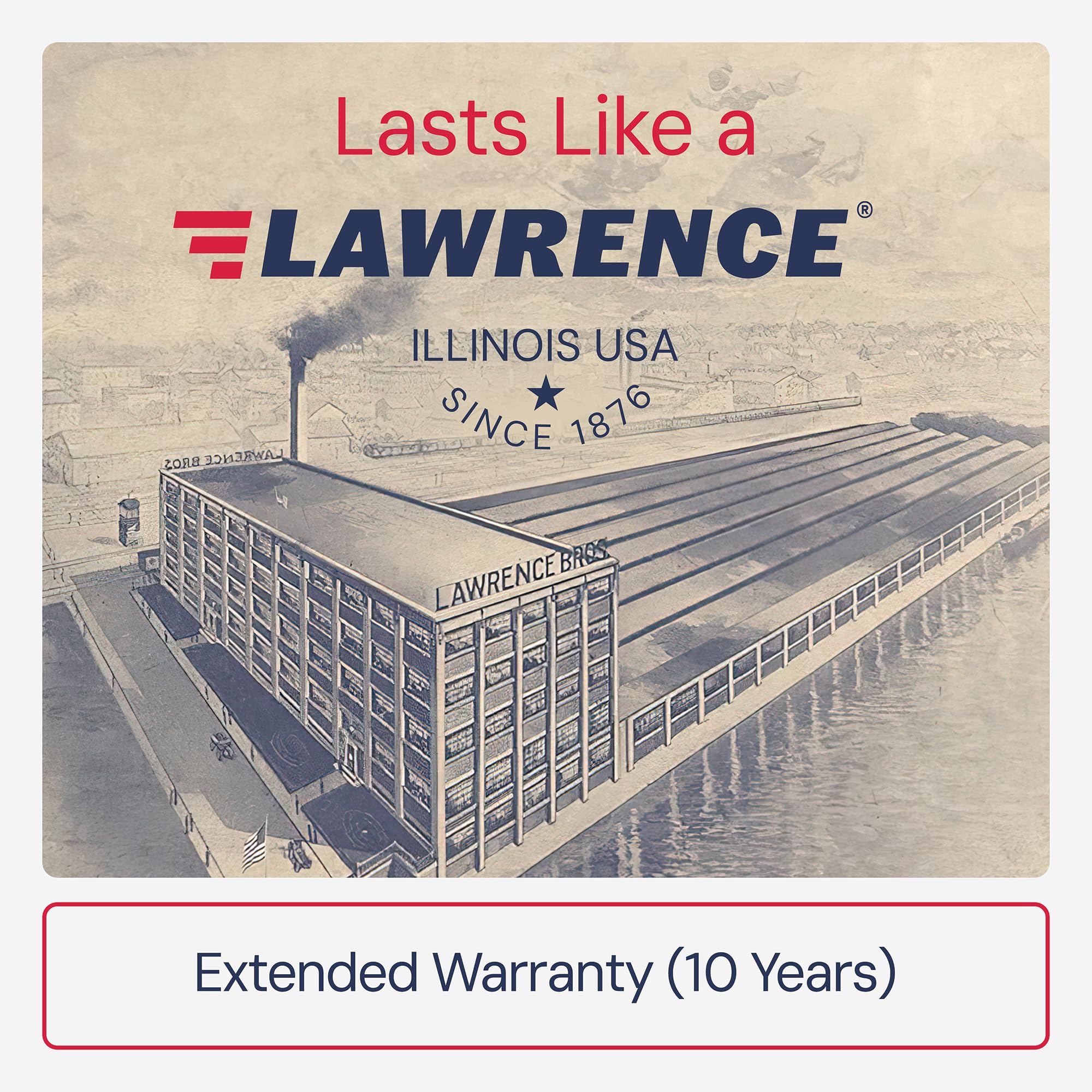 Lawrence LH534 supports doors up to 125 pounds