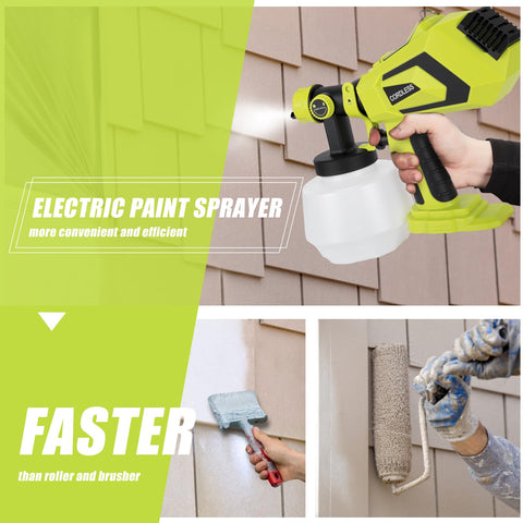 Laxsima cordless sprayer demonstrates Ryobi 18V compatibility for portable use.