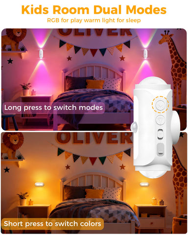 Lazukes motion sensor wall light detects movement with reduced false triggers