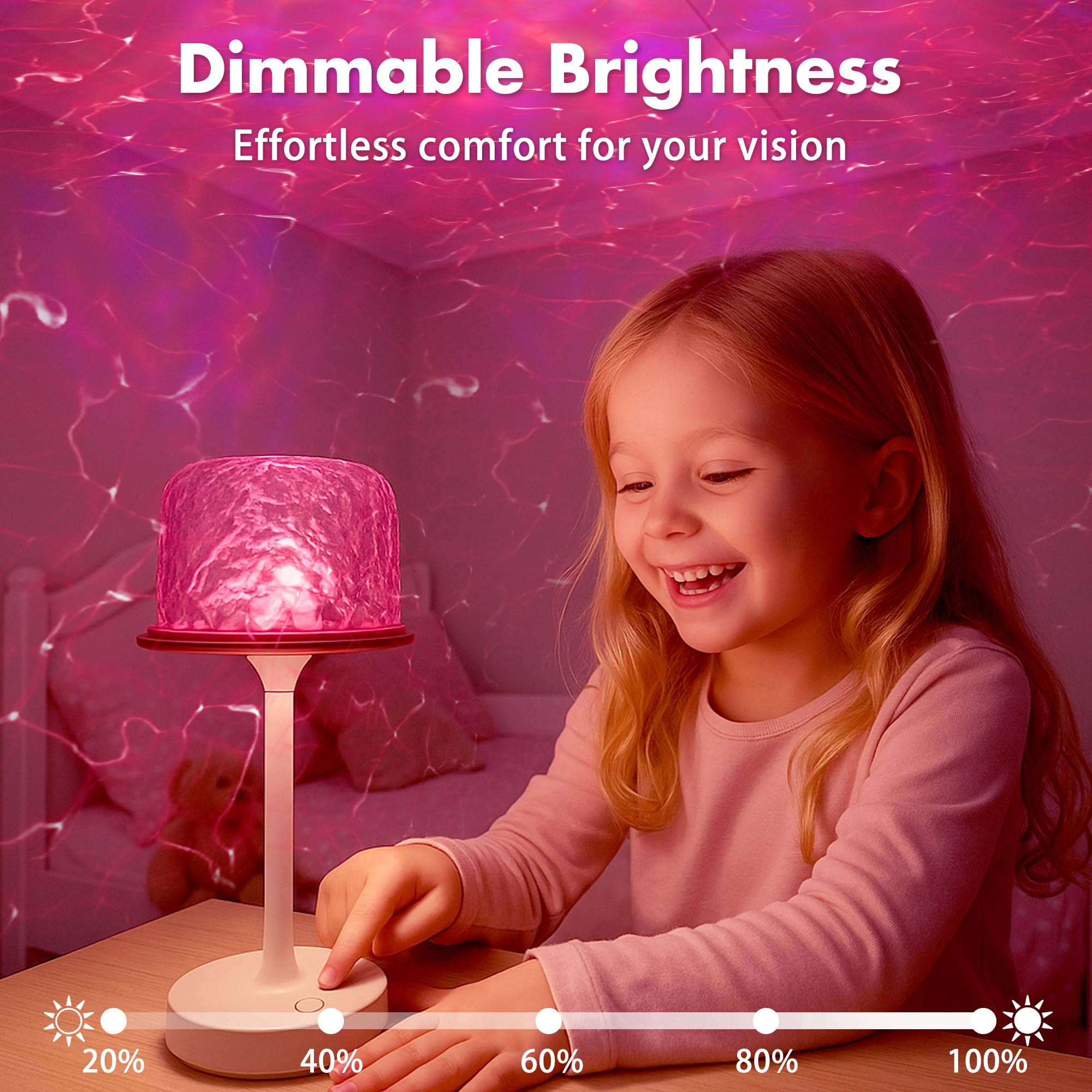 Lazukes RGB mood lighting enhances evenings with vibrant color options.