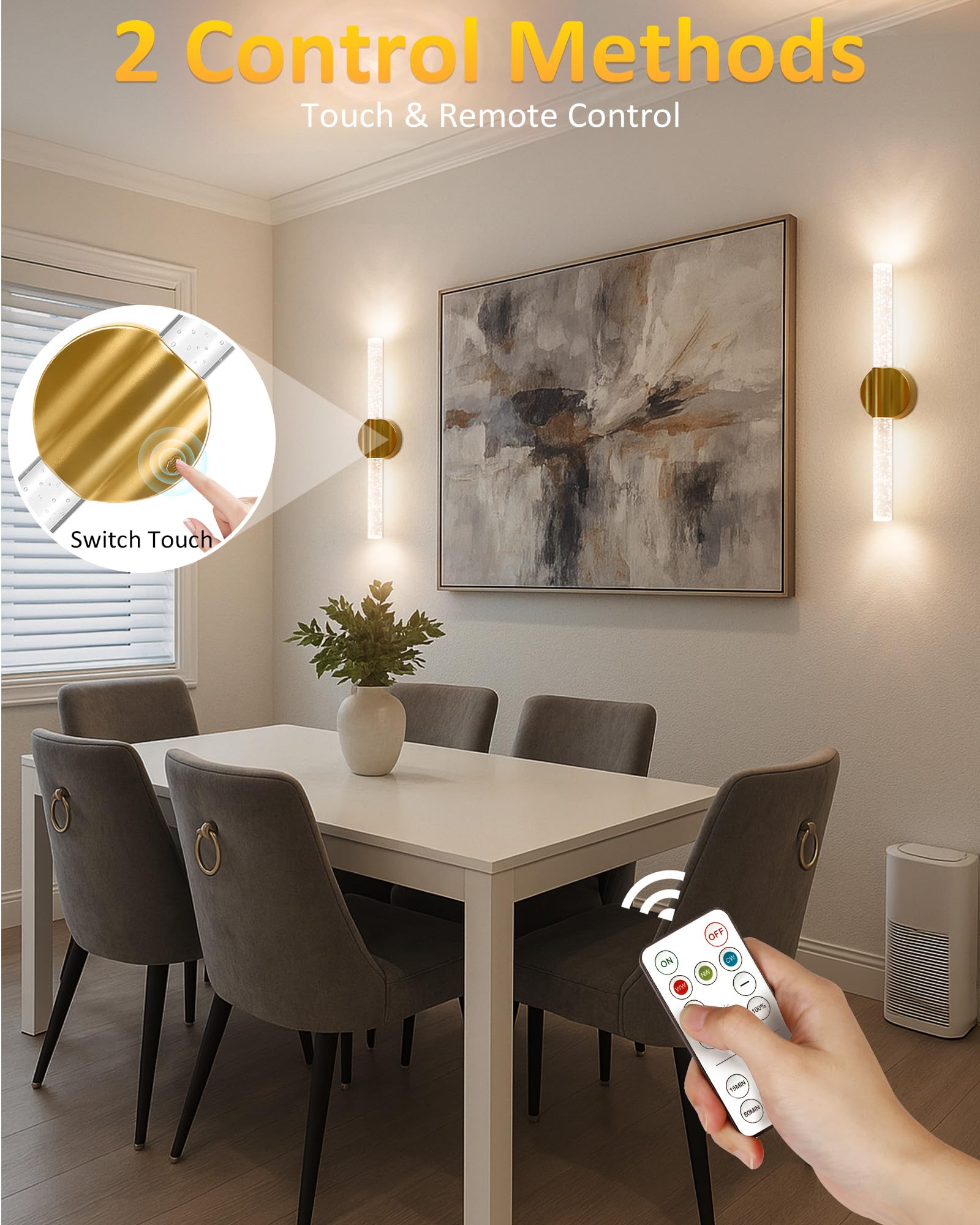 Lazukes memory function recalls your last brightness and color.