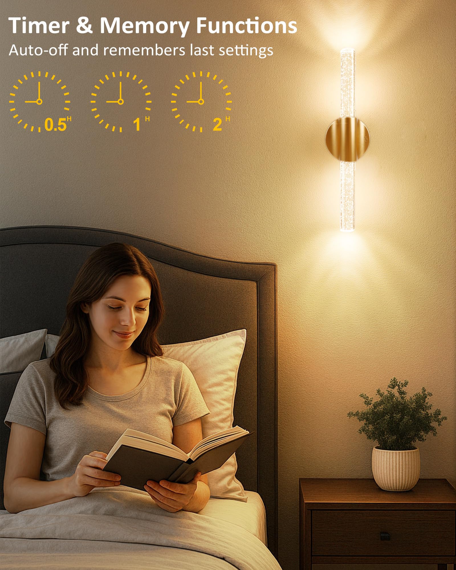 Lazukes versatile sconces suit bedside or dining room lighting.