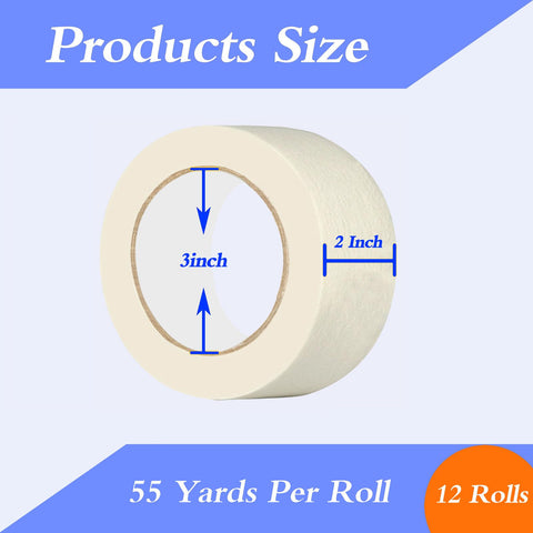 Lazybug Studio masking tape shows wide adhesion for trim areas