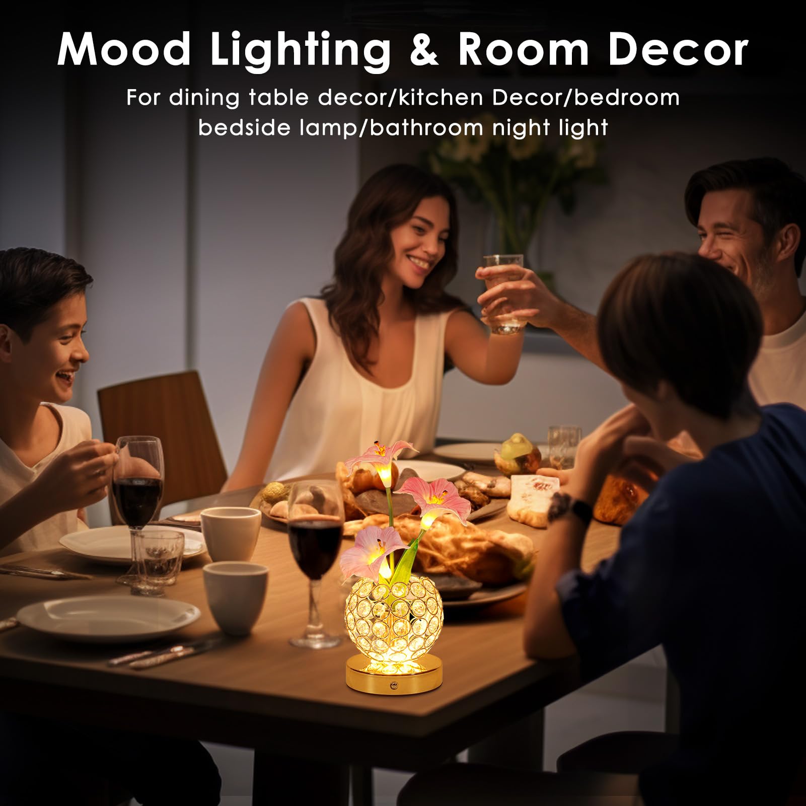 Lazzgan Warm 2700K glow creates inviting mood for winding down