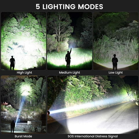 LBE flashlight offers up to 15 hours of runtime.