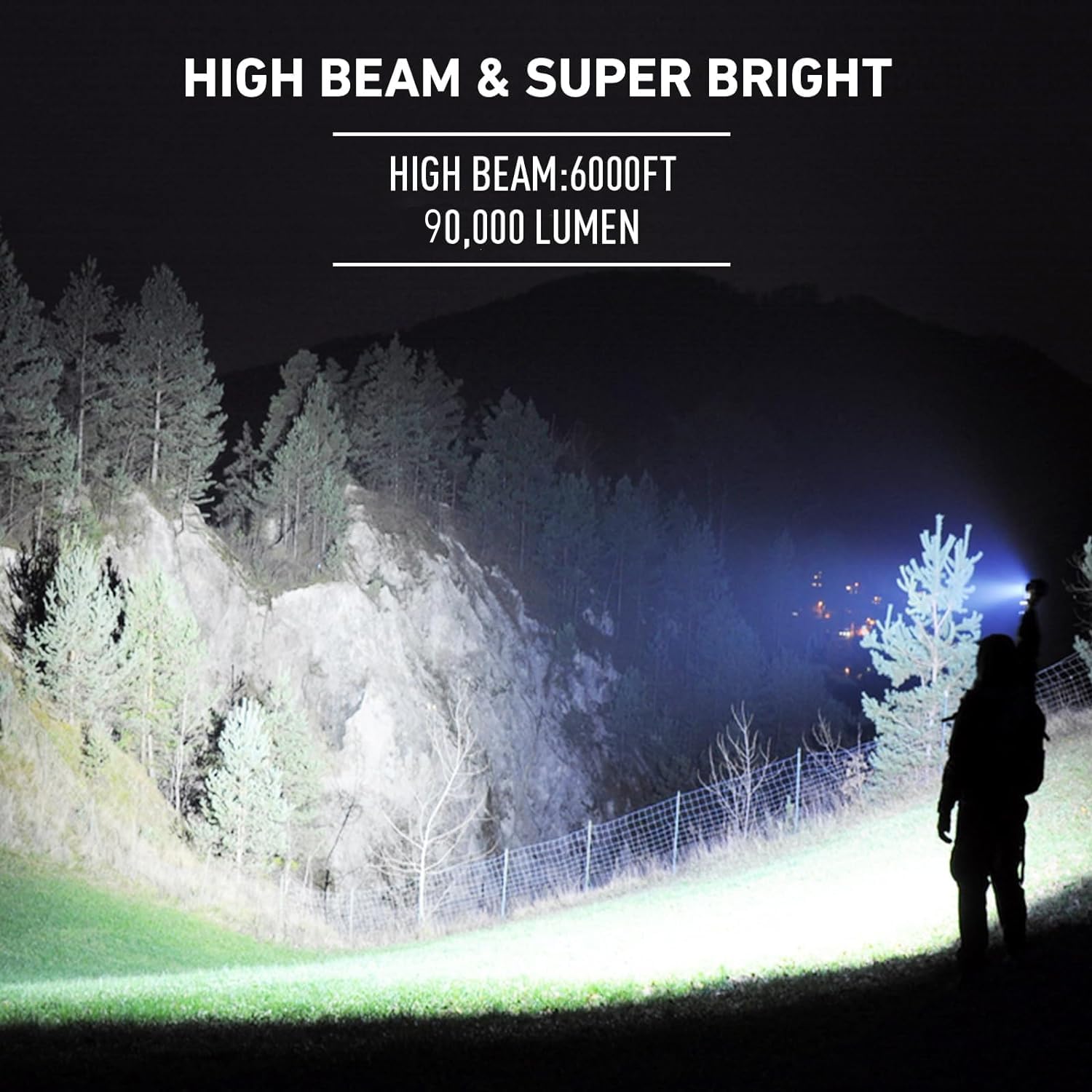 LBE spotlight side flood light for wide-area illumination on boats