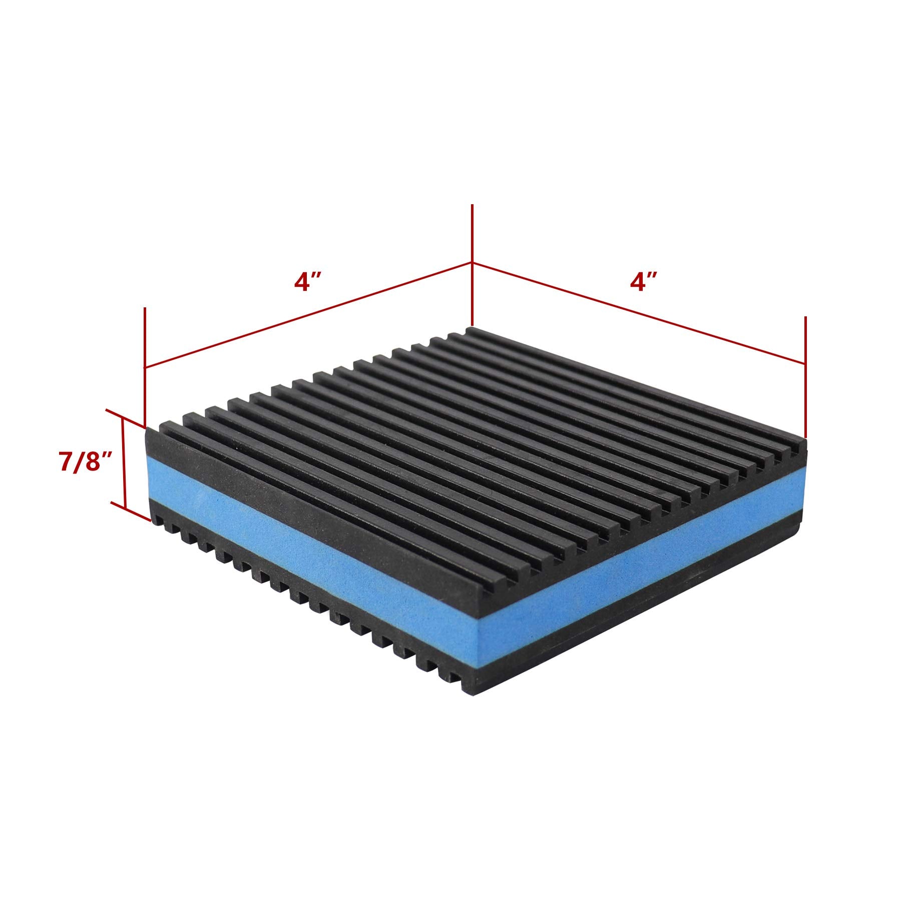 LBG Products pad side view shows sturdy construction for heavy equipment