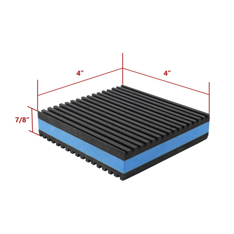 LBG Products pad side view shows sturdy construction for heavy equipment