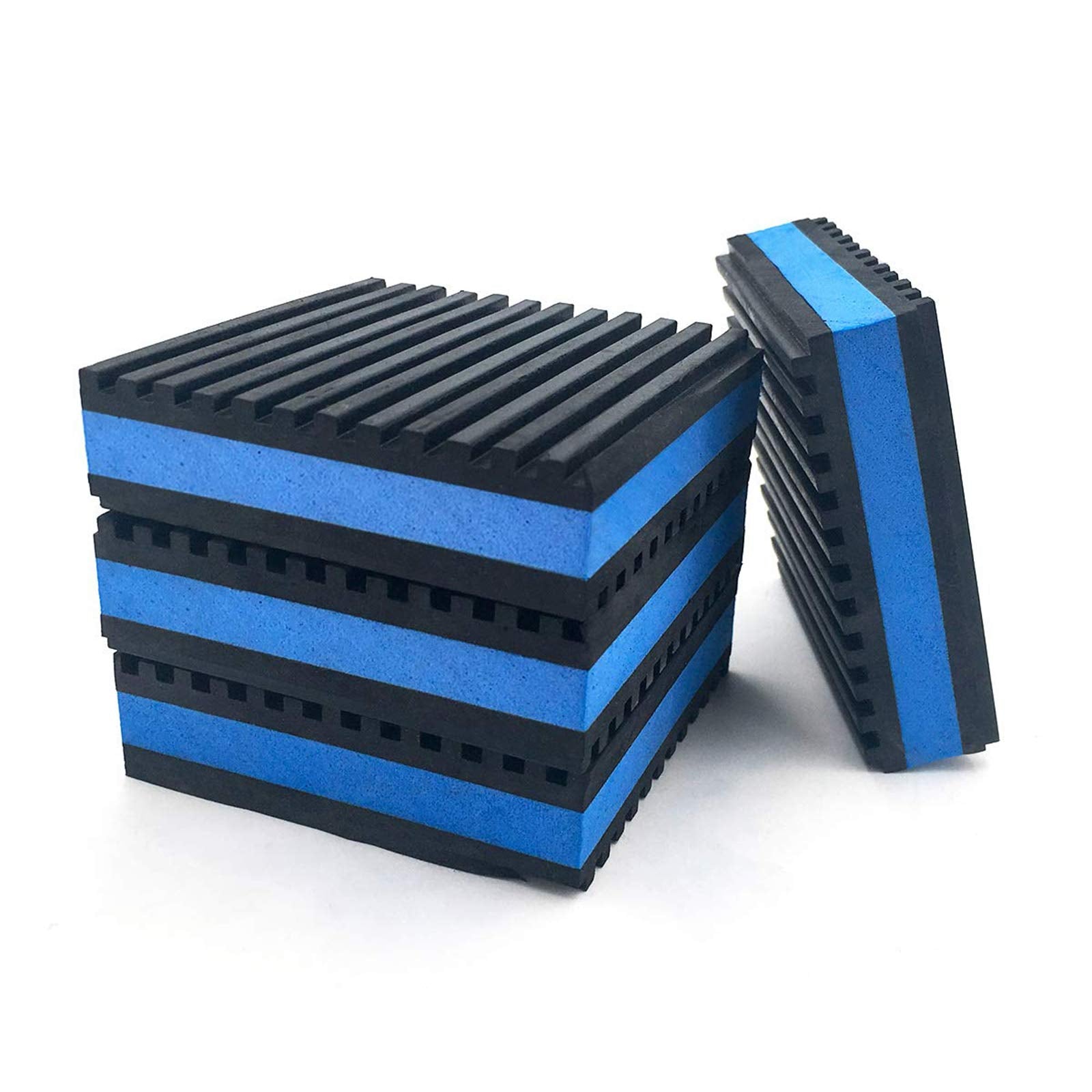 LBG Products rubber anti-vibration pads top view reduce noise and vibration