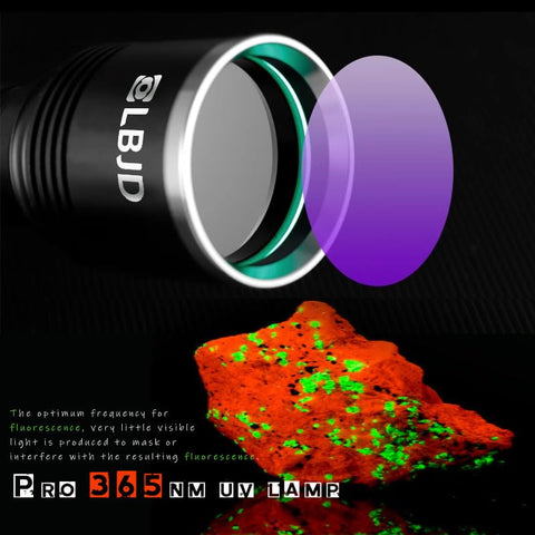 LBJD 365nm resin-curing-use demonstrates UV illumination for hobby projects.