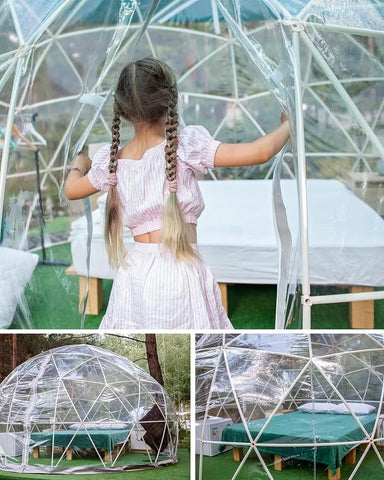 LCKFFYD Clear Tarp all-weather durability for patio and outdoor gear.