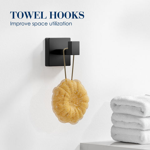 Lckppt premium matte black finish enhances bathroom aesthetics and durability.