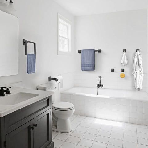 Lckppt SUS304 stainless steel resists rust in humid bathrooms.