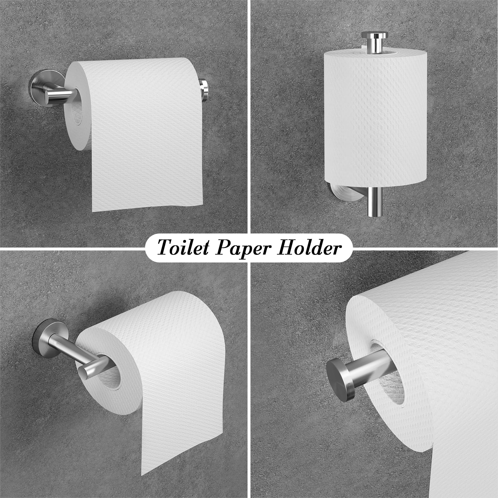 Lckppt towel rack double-rod in brushed nickel ready for everyday towels and use.
