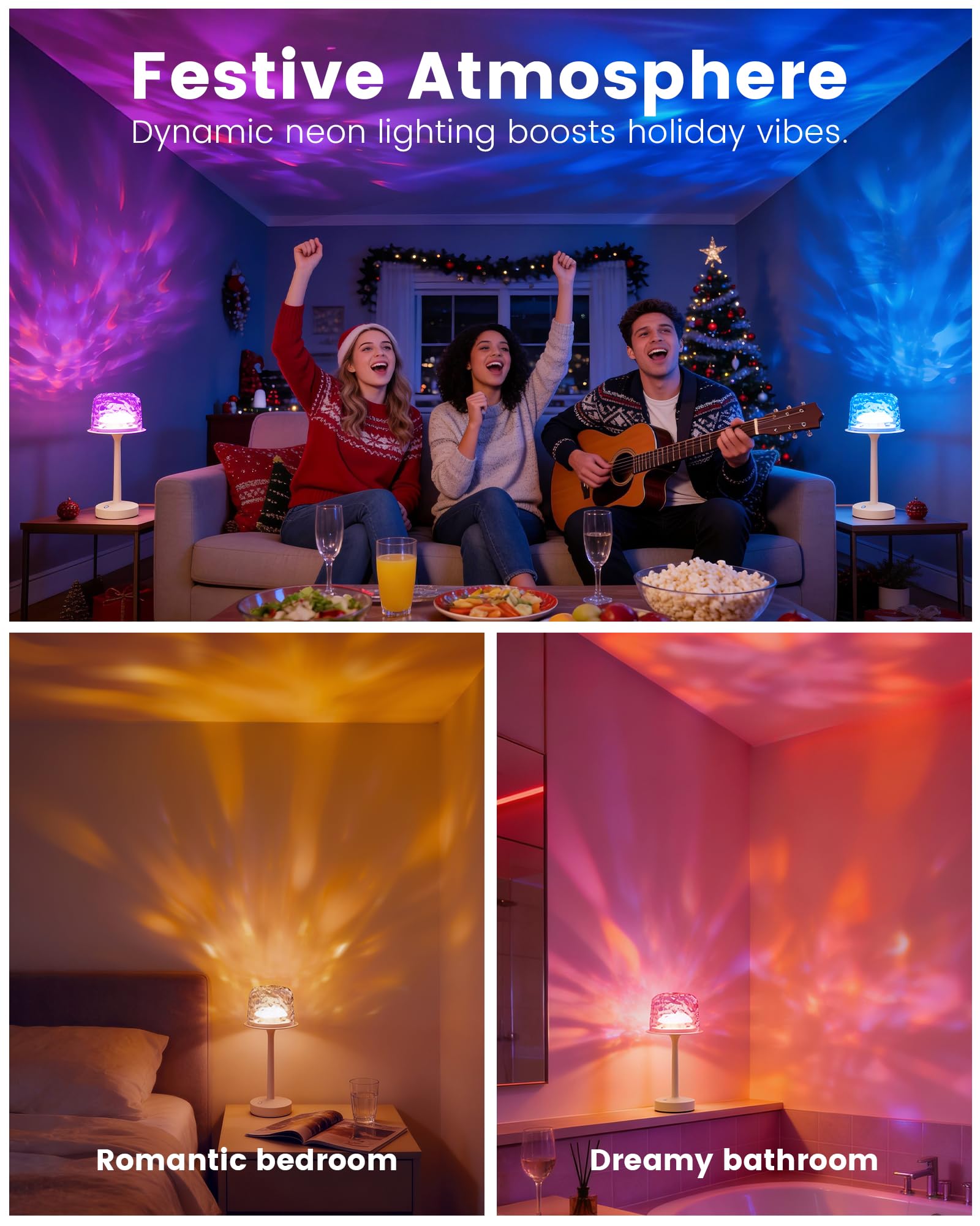 LCZYUYU three white modes for warm, neutral, and cool tones