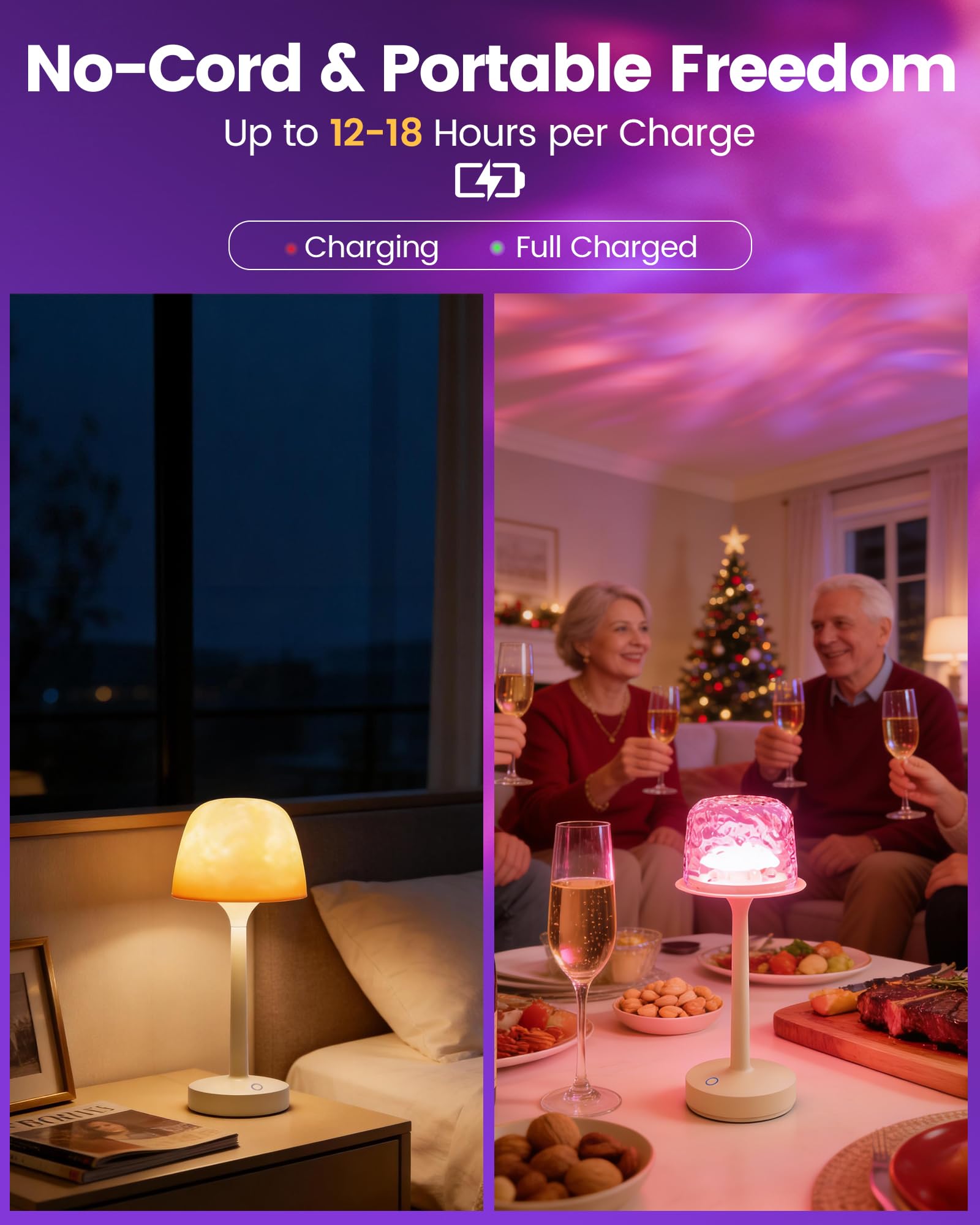 LCZYUYU touch control base for quick color and brightness changes