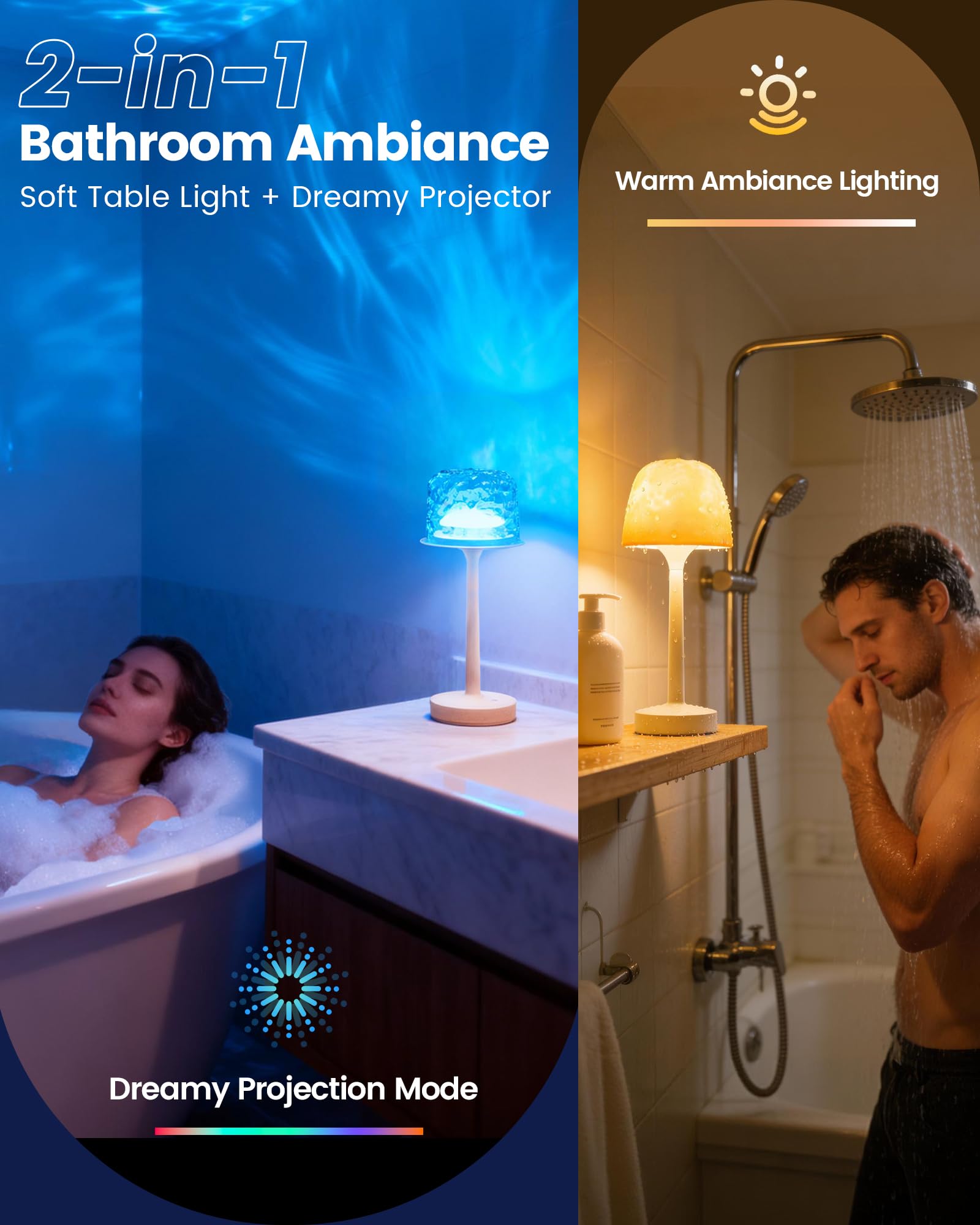LCZYUYU waterproof lamp body with sealed shade for humid bathrooms