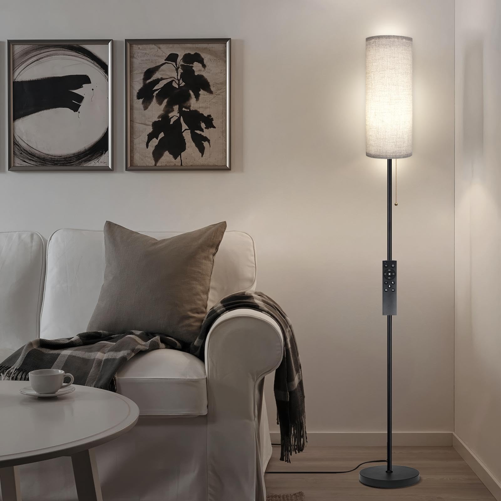 Ldeco floor lamp is tool-free to assemble in minutes for quick setup.