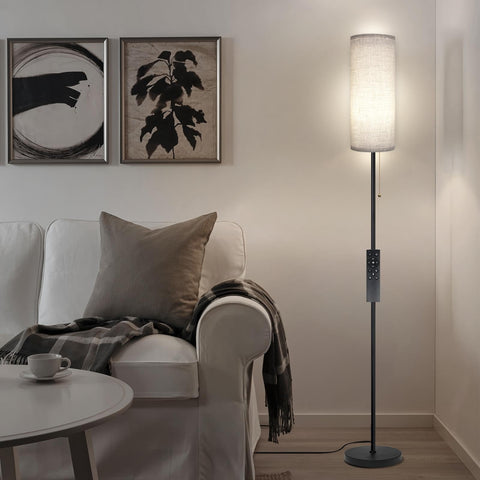 Ldeco floor lamp is tool-free to assemble in minutes for quick setup.