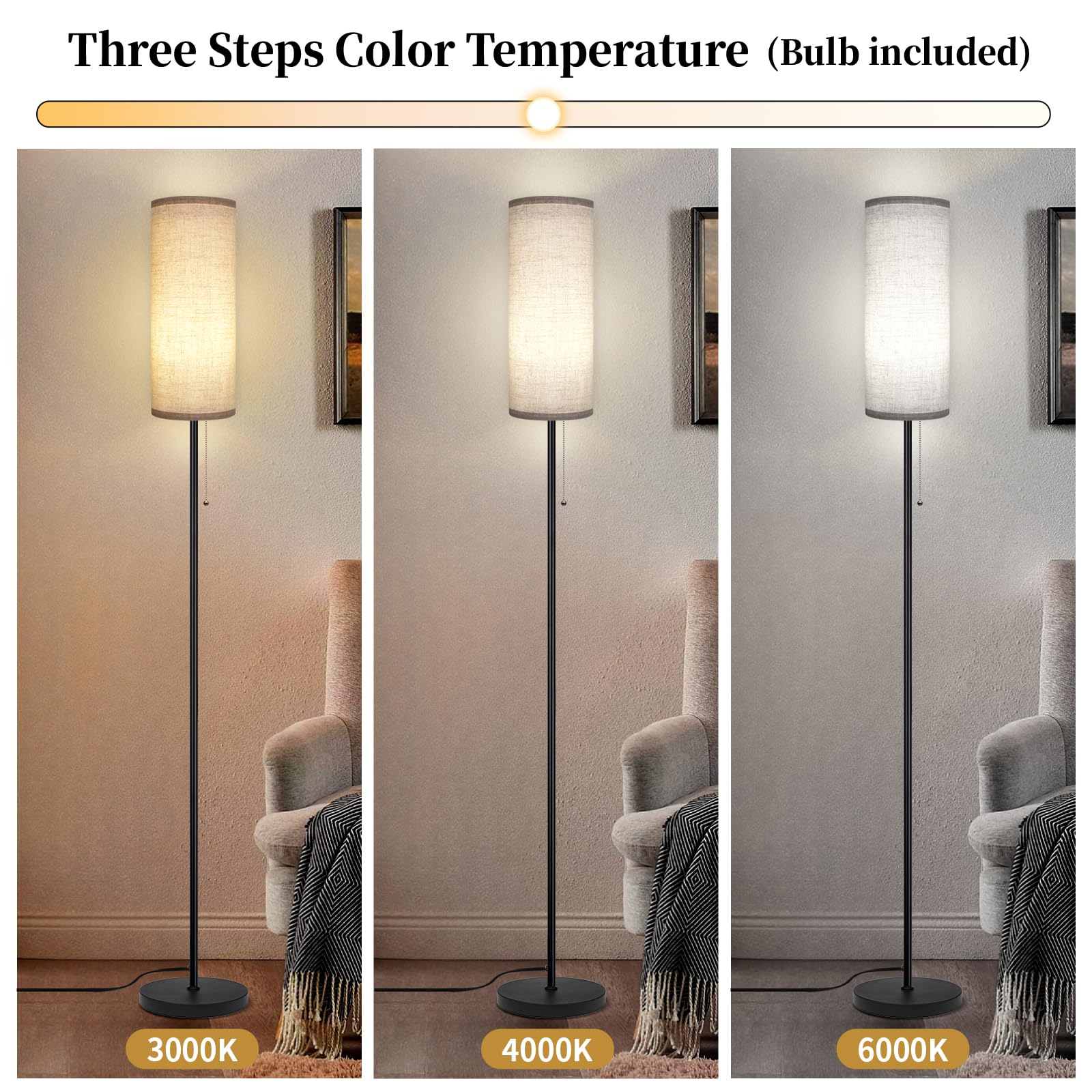 Ldeco lamp with heavy base boosts stability in any room