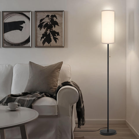 Ldeco tall lamp creates a clean modern silhouette in living spaces.