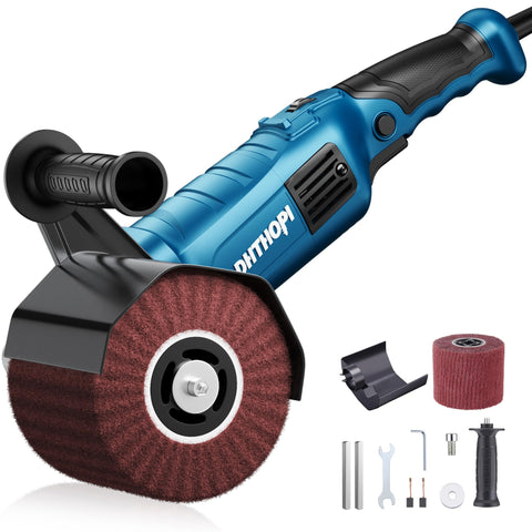 LDHTHOPI burnishing machine front view with ergonomic handle for stable polishing.