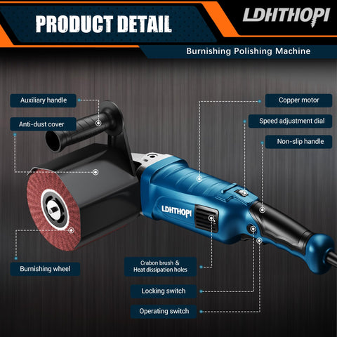 LDHTHOPI three-wheel base design provides improved stability