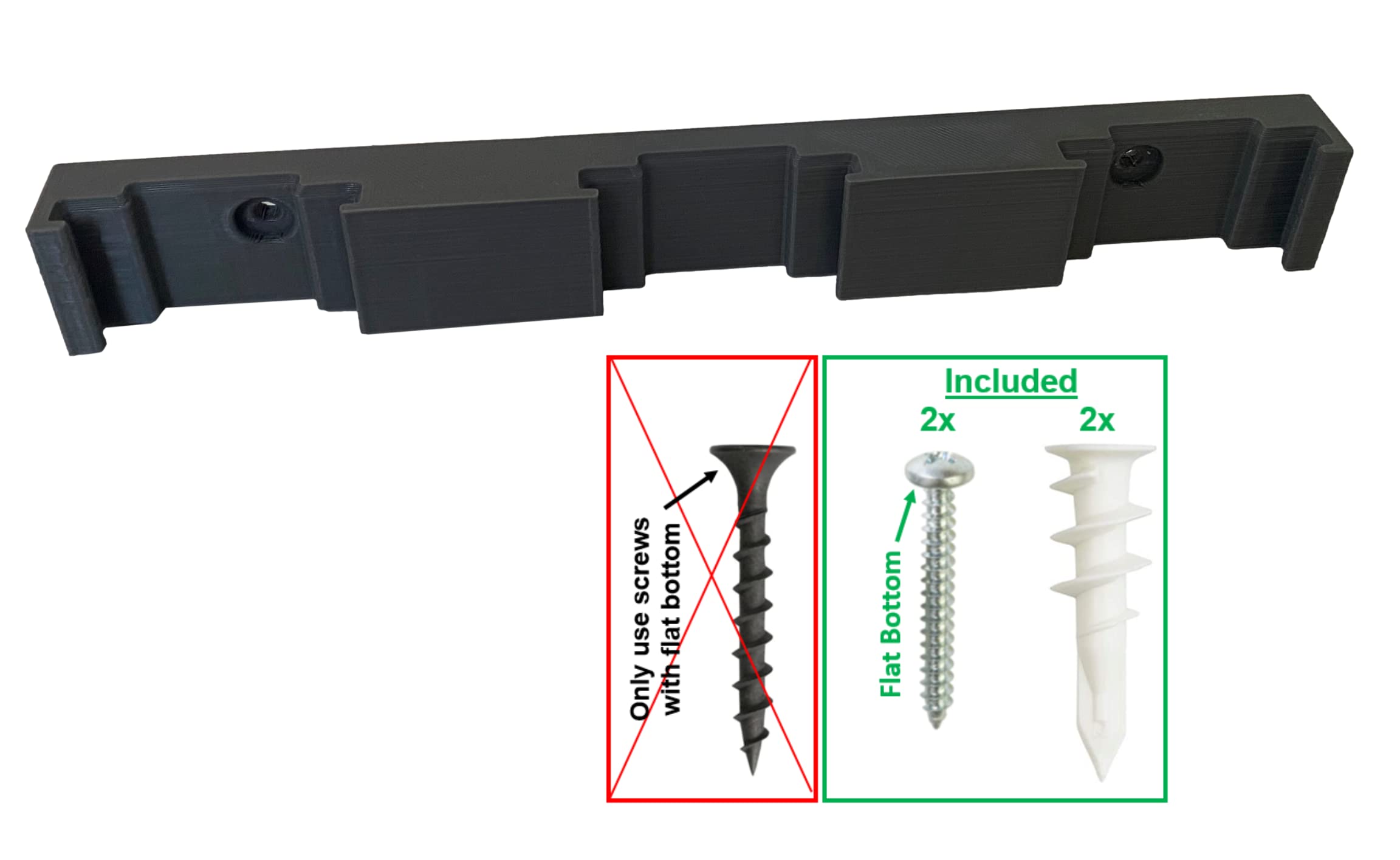 LDK Smart Solutions wall mount for Ryobi batteries secures 40V packs and reduces clutter.