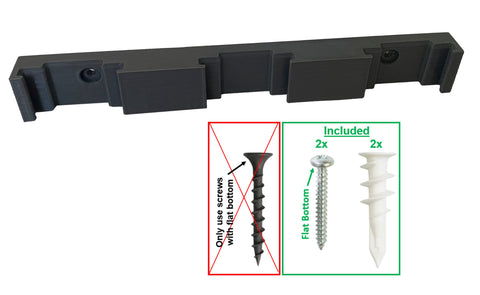 LDK Smart Solutions wall mount for Ryobi batteries secures 40V packs and reduces clutter.