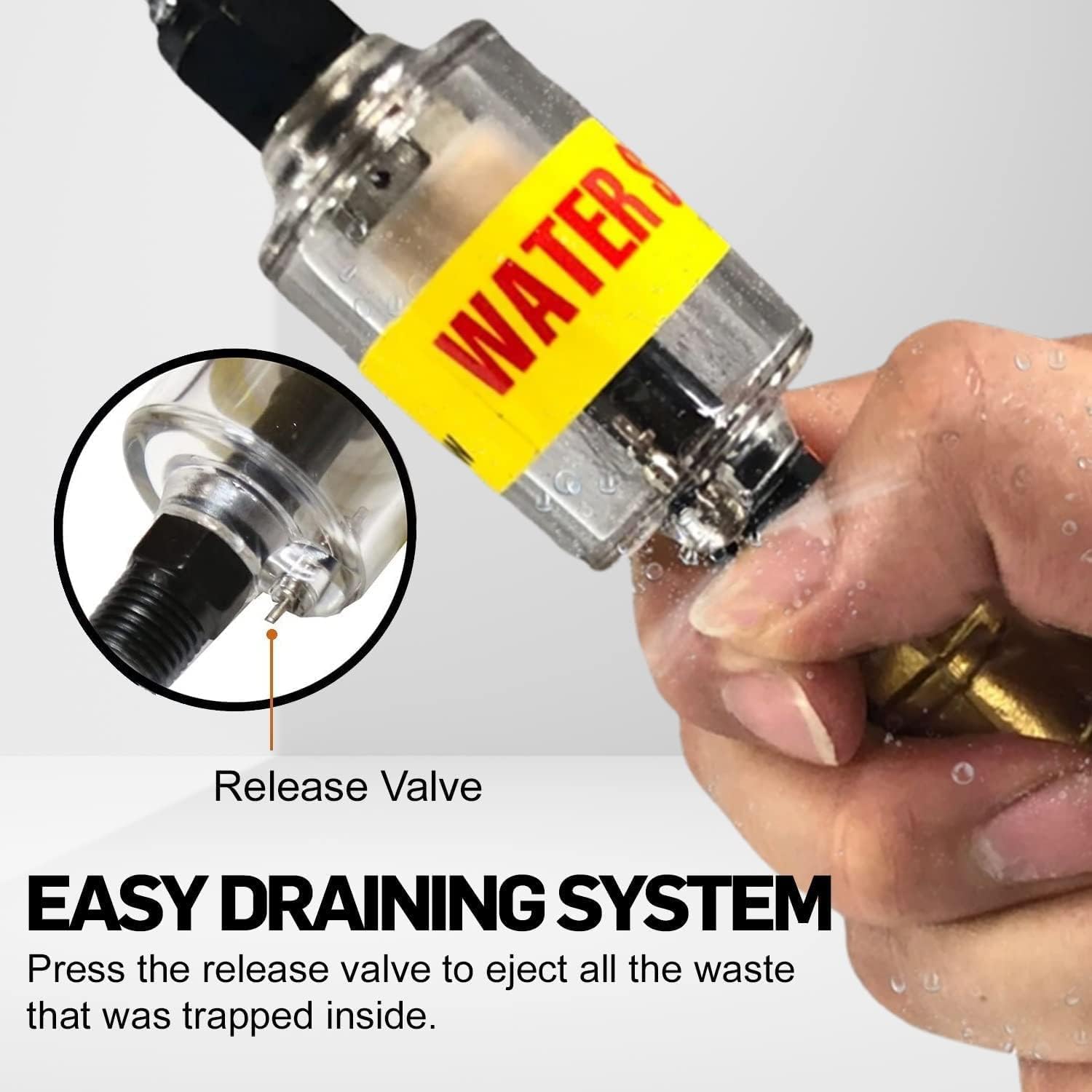 LE LEMATEC one-way valve prevents backflow and preserves pressure.