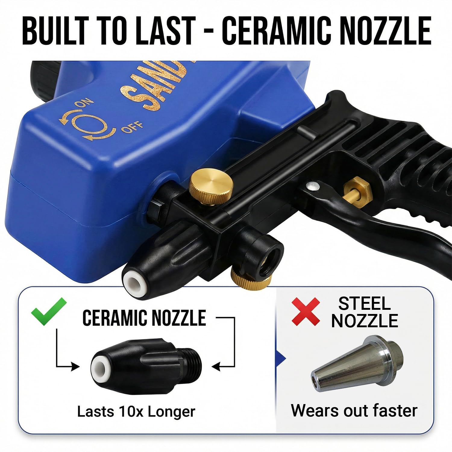 LE LEMATEC Sand Blaster Gun Kit rust removal demo for automotive prep