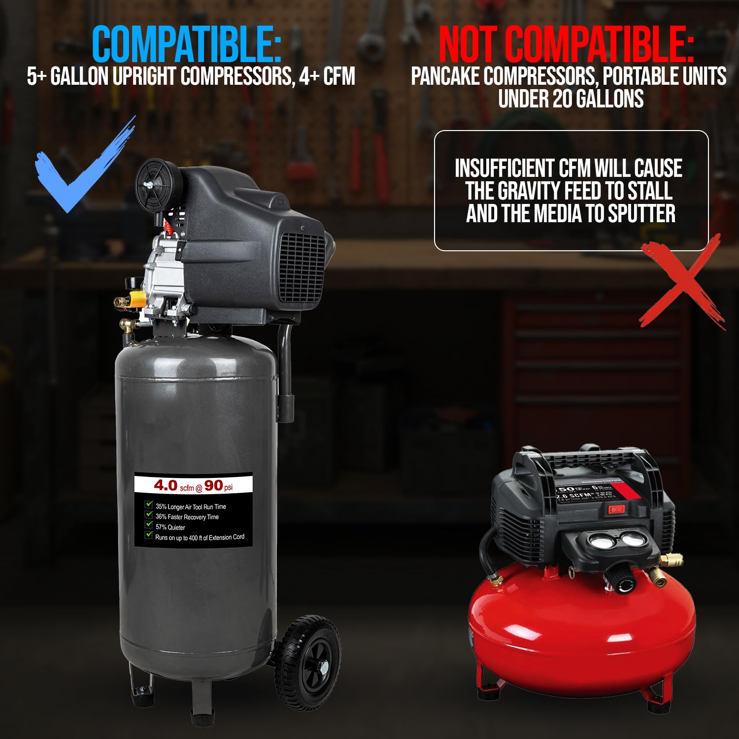 LE LEMATEC sandblaster rust removal precision on small spots