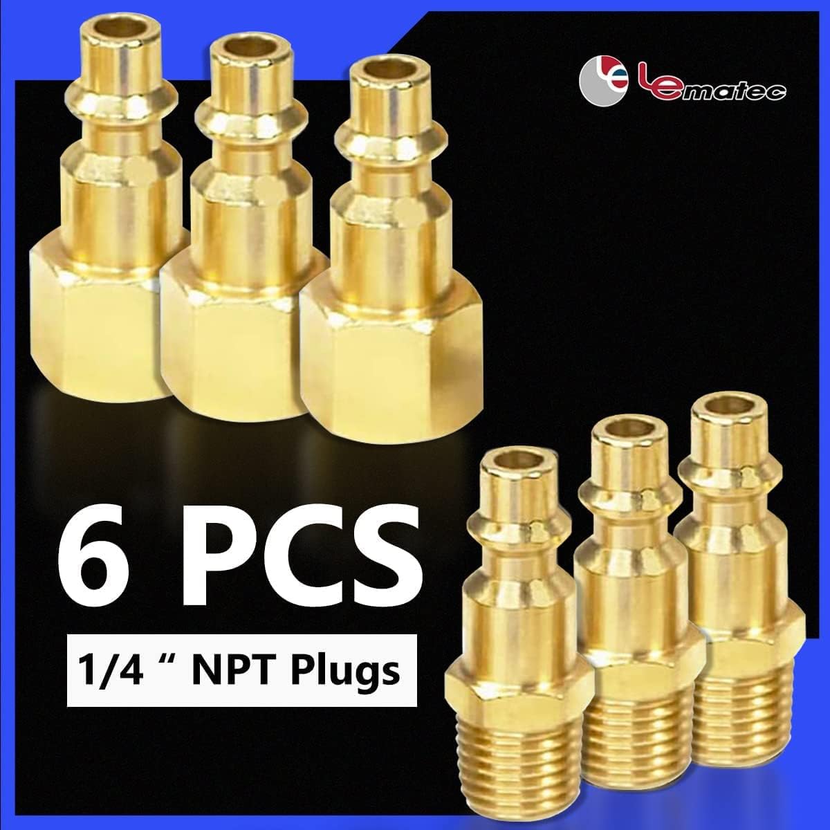 Brass connectors close-up highlighting durable corrosion-resistant build for long-lasting performance.