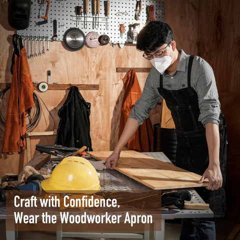 LeaSeek apron ideal for barbecue use with protective coverage.