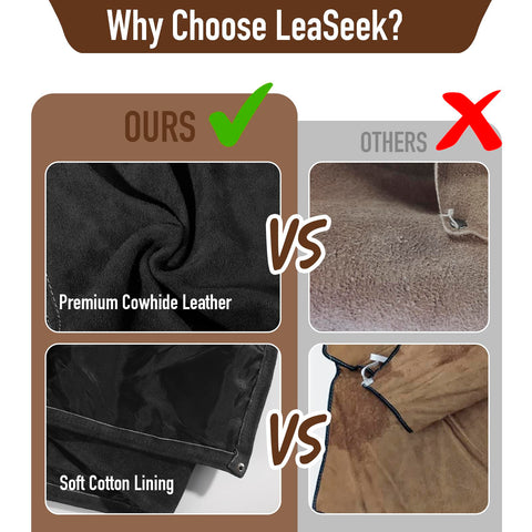 LeaSeek cross-strap design evenly distributes weight for comfort.