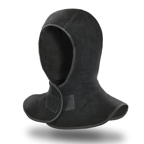 LeaSeek welding hood outer leather protecting against sparks and abrasion