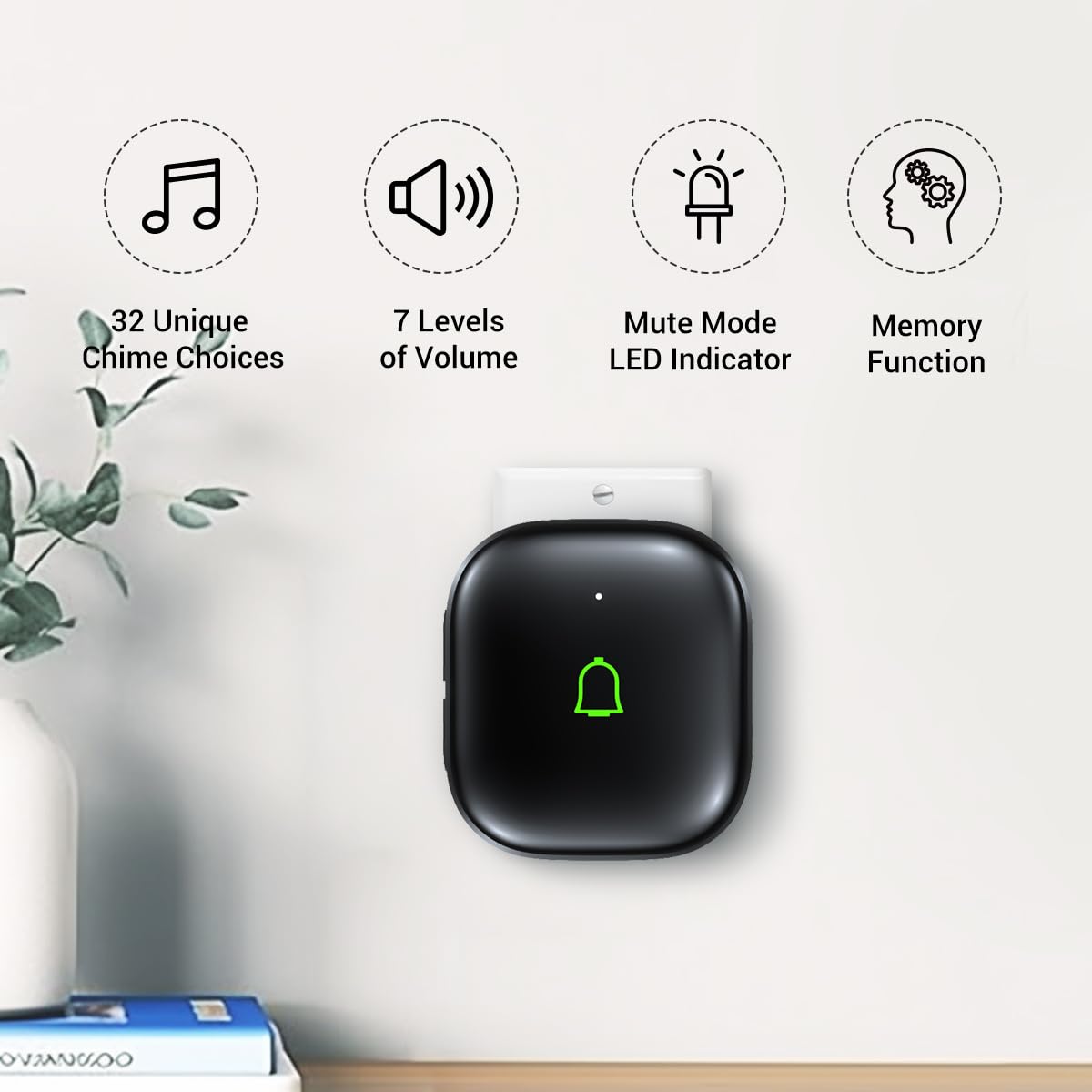 LeadGo Doorkit transmitter wall-mount for quick, easy installation.
