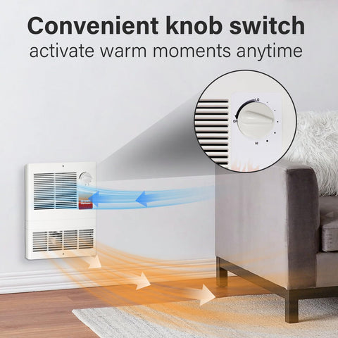 Leafinnerin 9815WH in-wall install blending with decor