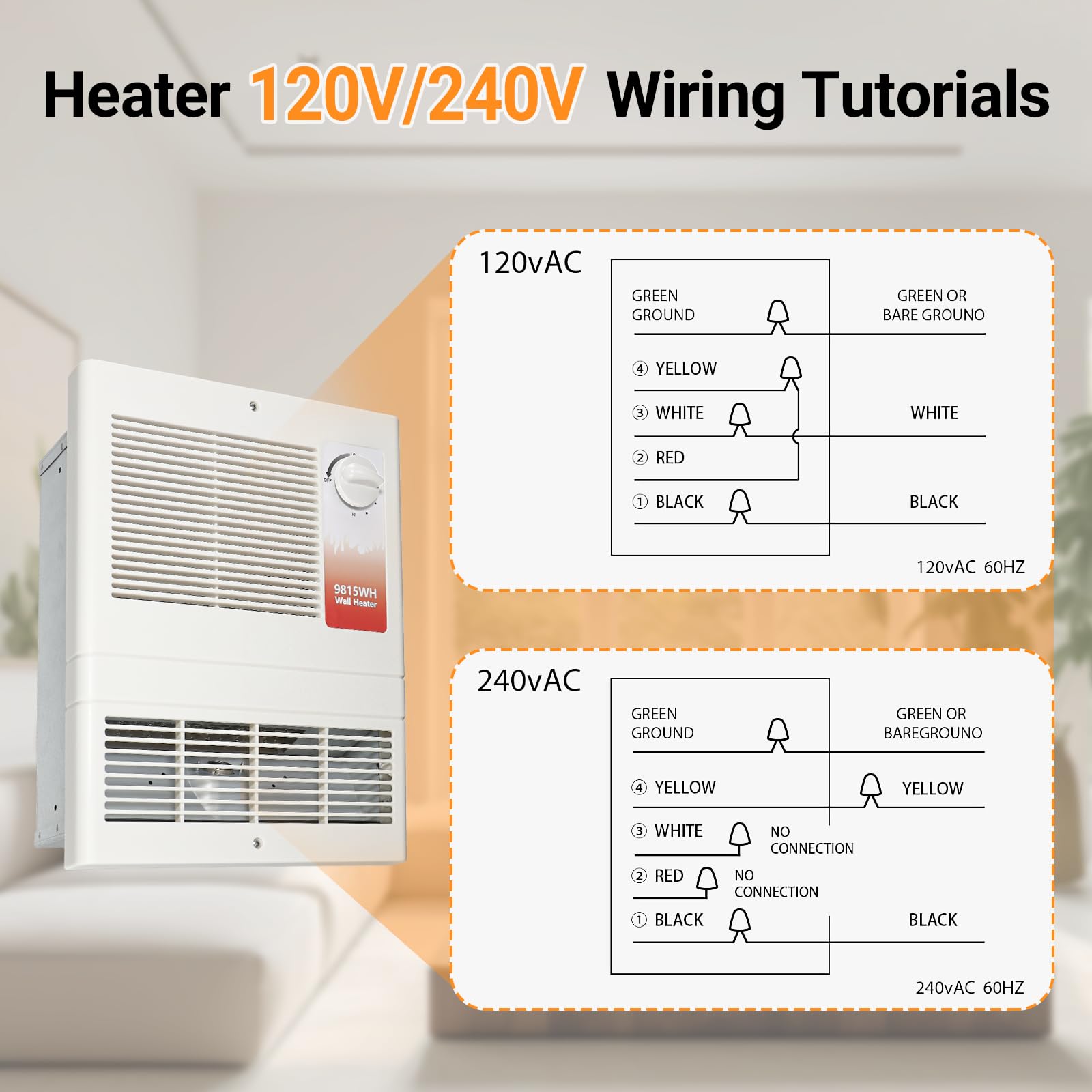 Leafinnerin 9815WH overheat protection for family safety