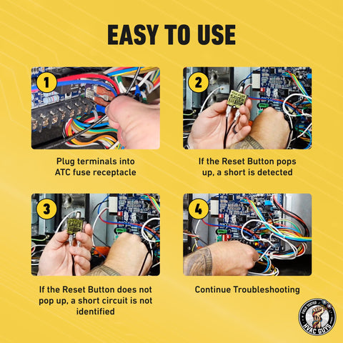Leak Saver reset action demonstrated for rapid troubleshooting resumption.