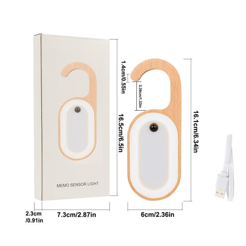 Leapair erasable message board light with wipe-clean acrylic shade.