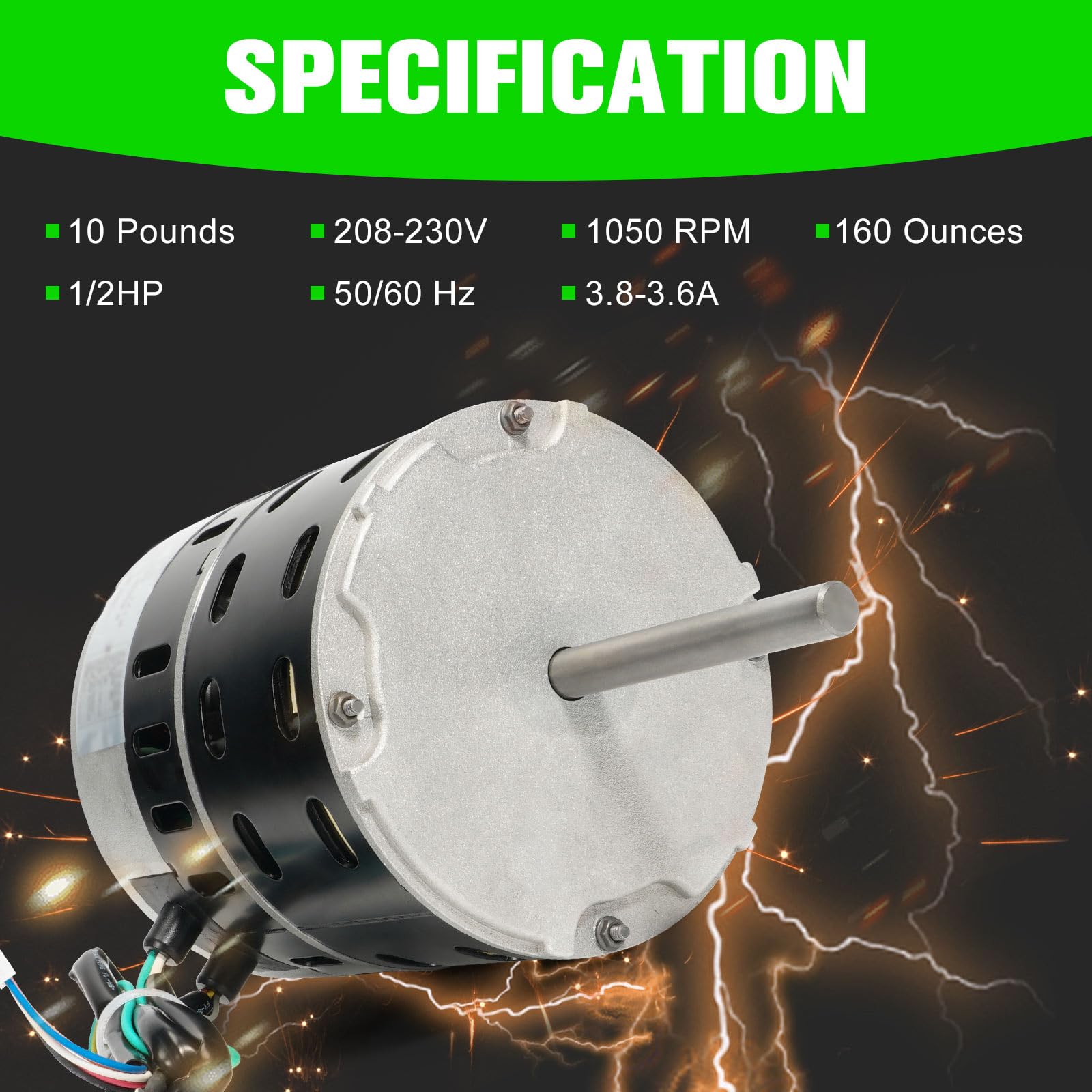 Packaging photo showing ready-to-install blower motor segment