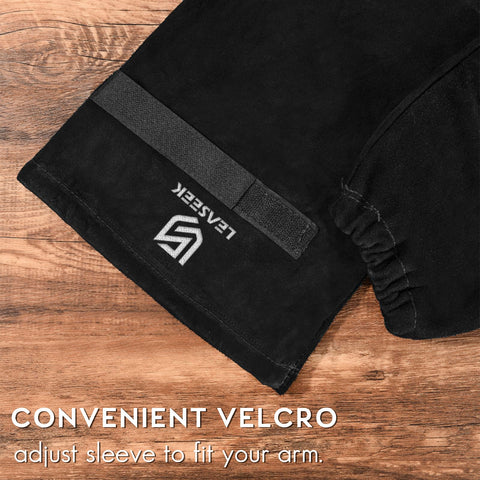 LeaSeek adjustable Velcro sleeve ensures secure, comfortable fit.