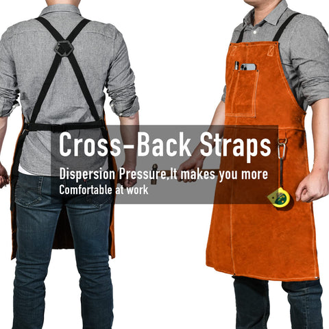 LeaSeek apron pockets with tools and phone organized for quick access